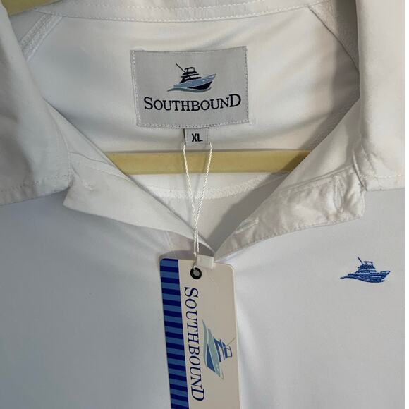 Southbound Performance White Boys Polo NWT size XL - Picture 2 of 3